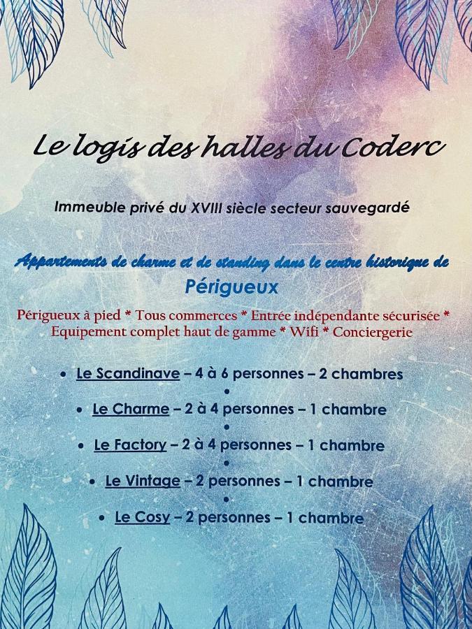 Logis Des Halles Du Coderc Apartment Perigueux Ngoại thất bức ảnh